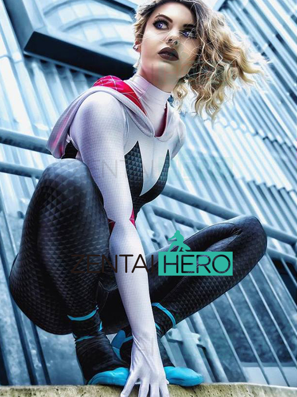 Gwen Stacy Cosplay Costume Spider-Man: Into the Spider-Verse